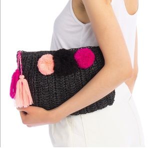 Shiraleah Rio Straw Zip Clutch/ Pouch